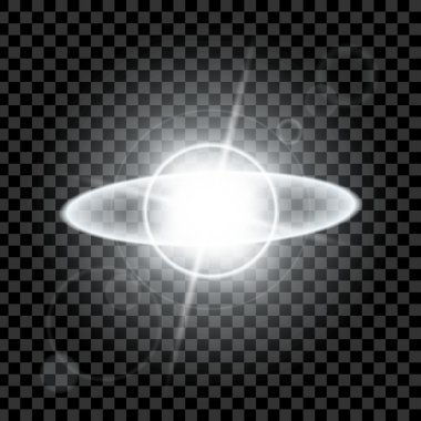 Parlak ışık efektlerinden oluşan yaratıcı bir konsept vektör kümesi siyah arka planda izole edilmiş kıvılcımlarla parlar. Resim tasarımı için, Noel kutlaması için pankart, sihirli ışık ışını