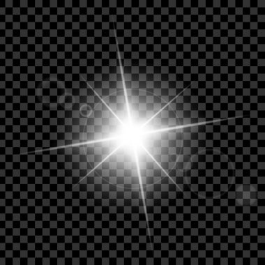 Parlak ışık efektlerinden oluşan yaratıcı bir konsept vektör kümesi siyah arka planda izole edilmiş kıvılcımlarla parlar. Resim tasarımı için, Noel kutlaması için pankart, sihirli ışık ışını