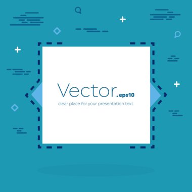 Soyut kavram vektör boş konuşma kare alıntı metin balonu. Web ve mobil app izole arka plan, illüstrasyon şablon tasarımı, yaratıcı sunu, iş Infographic sosyal medya için.