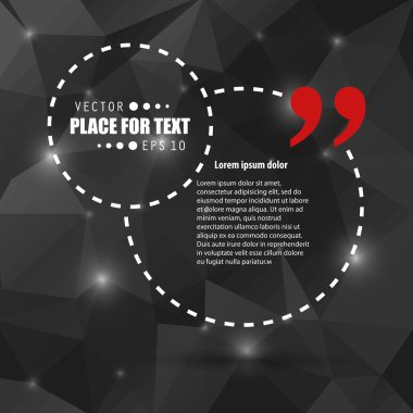 Soyut kavram vektör boş konuşma kare alıntı metin balonu. Web ve mobil app izole arka plan, illüstrasyon şablon tasarımı, yaratıcı sunu, iş Infographic sosyal medya için.