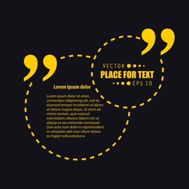 Soyut kavram vektör boş konuşma kare alıntı metin balonu. Web ve mobil app izole arka plan, illüstrasyon şablon tasarımı, yaratıcı sunu, iş Infographic sosyal medya için.