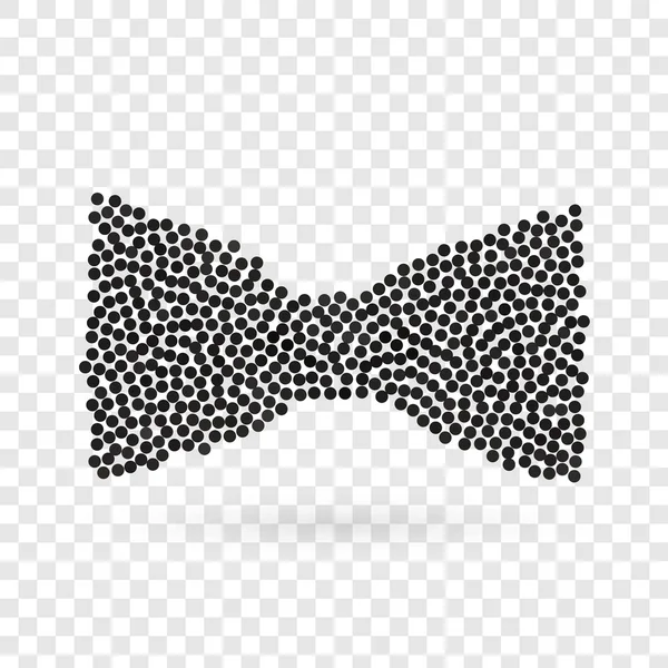 Abstract creative concept vector icon of bow tie for web and mobile app isolated on background. Искусство иллюстрации шаблон дизайна, деловое программное обеспечение и социальные медиа инфографика . — стоковый вектор