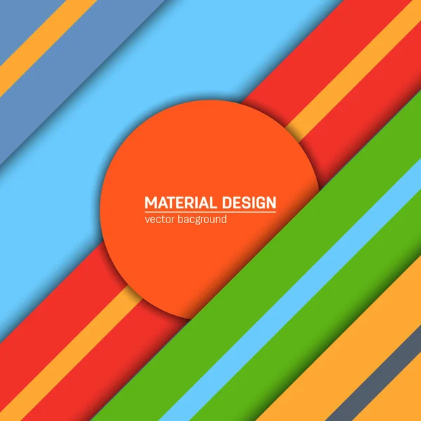 ベクトル材料設計の背景。抽象的な創造的な概念のレイアウト テンプレートです。Web およびモバイル アプリは、紙のアート イラスト デザインを実行します。空白、ポスター、小冊子をスタイルします。モーション壁紙要素。フラット ui. — ストックベクタ