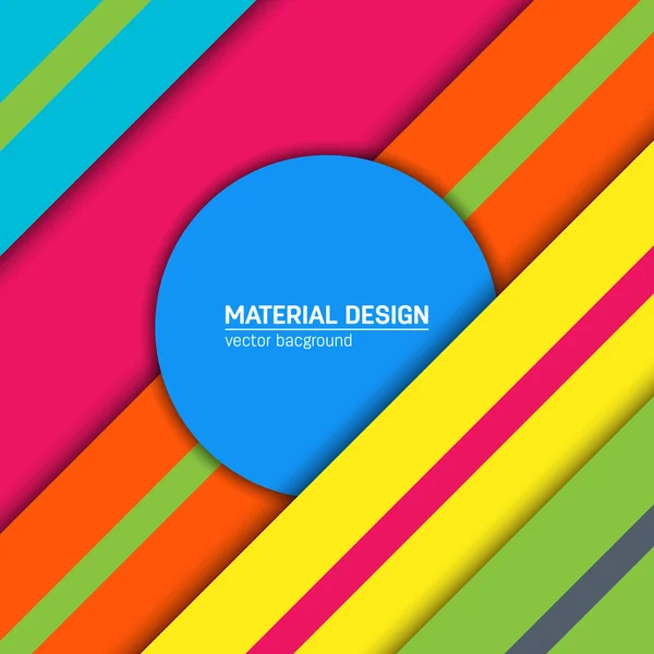 Vector material design background. Abstract creative concept layout template. For web and mobile app, paper art illustration design. style blank, poster, booklet. Motion wallpaper element. Flat ui. — Stock Vector