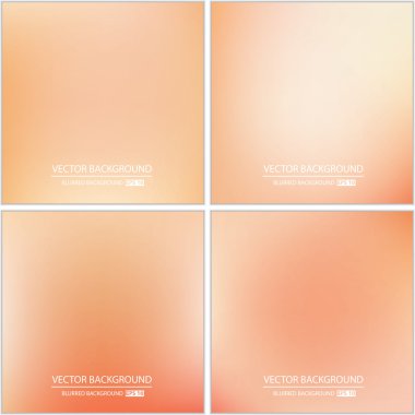 Soyut Yaratıcı konsept vektörü çok renkli bulanık arkaplan seti. Web ve Mobil Uygulamalar için, sanat örnekleme şablonu tasarımı, iş bilgileri ve sosyal medya, modern dekorasyon