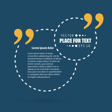 Soyut kavram vektör boş konuşma kare alıntı metin balonu. Web ve mobil app izole arka plan, illüstrasyon şablon tasarımı, yaratıcı sunu, iş Infographic sosyal medya için