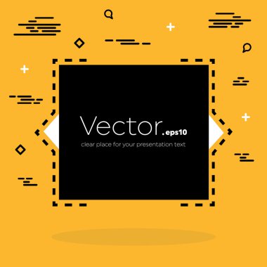 Soyut kavram vektör boş konuşma kare alıntı metin balonu. Web ve mobil app izole arka plan, illüstrasyon şablon tasarımı, yaratıcı sunu, iş Infographic sosyal medya için