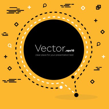 Soyut kavram vektör boş konuşma kare alıntı metin balonu. Web ve mobil app izole arka plan, illüstrasyon şablon tasarımı, yaratıcı sunu, iş Infographic sosyal medya için