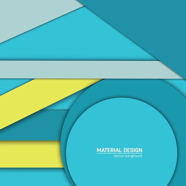 Fundo de design de material vetorial. Modelo de layout de conceito criativo abstrato. Para web e aplicativo móvel, design de ilustração de arte em papel. estilo em branco, cartaz, livreto. Elemento de papel de parede movimento. Plano ui . — Vetor de Stock