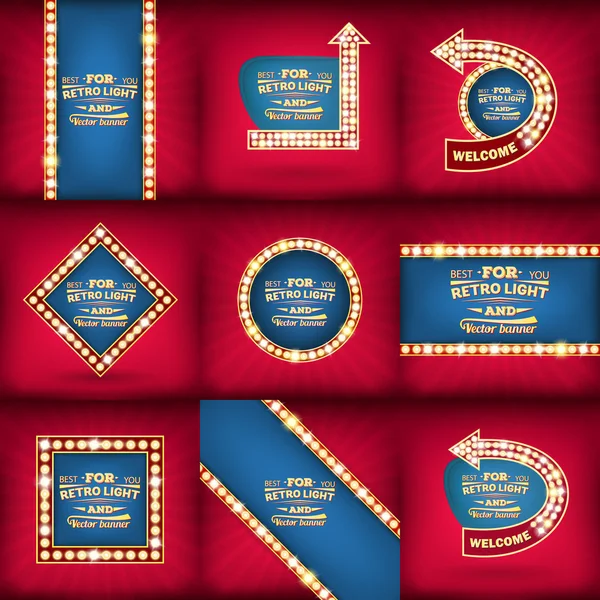 Soyut vektör retro ışık arka plan. Web ve mobil uygulama için sanat illüstrasyon şablonu tasarımı, yaratıcı iş bilgi grafik, broşür, afiş, sunum, konsept poster, kitapçık, belge.