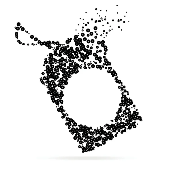 Creatieve dot pictogram — Stockvector