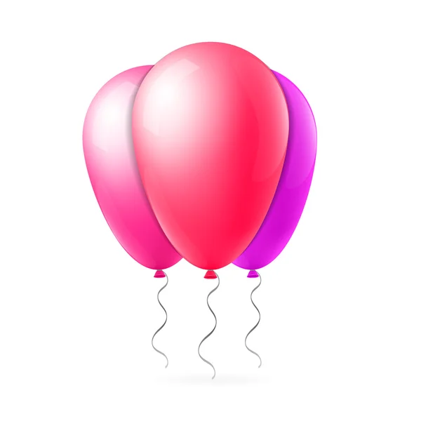 Abstract creative concept vector flight balloon with ribbon. For Web and Mobile Applications isolated on background, art illustration template design, business infographic and social media icon. — Wektor stockowy