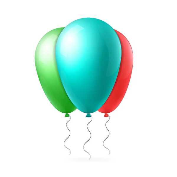 Abstract creative concept vector flight balloon with ribbon. For Web and Mobile Applications isolated on background, art illustration template design, business infographic and social media icon. — Stockový vektor