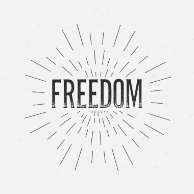 Metin ile soyut yaratıcı konsept tasarım düzeni. Web ve mobil simge izole üzerinde arka plan, sanat şablon, retro öğeler, logo, kimlik, etiketleri, rozet, mürekkep, etiket, kartı için.