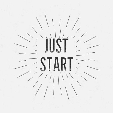 Metin ile soyut yaratıcı konsept tasarım düzeni. Web ve mobil simge izole üzerinde arka plan, sanat şablon, retro öğeler, logo, kimlik, etiketleri, rozet, mürekkep, etiket, kartı için.