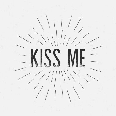 Metin ile soyut yaratıcı konsept tasarım düzeni. Web ve mobil simge izole üzerinde arka plan, sanat şablon, retro öğeler, logo, kimlik, etiketleri, rozet, mürekkep, etiket, kartı için.