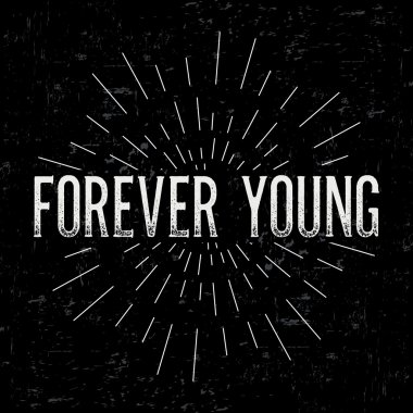 Metin ile soyut yaratıcı konsept tasarım düzeni. Web ve mobil simge izole üzerinde arka plan, sanat şablon, retro öğeler, logo, kimlik, etiketleri, rozet, mürekkep, etiket, kartı için.