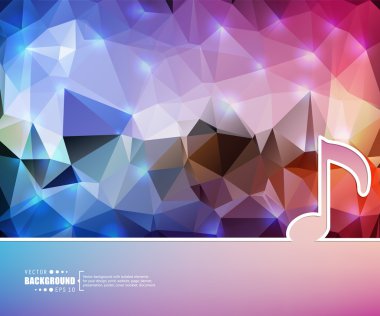 Yaratıcı soyut kavram vektör arka plan. Web ve mobil uygulamalar, illüstrasyon şablon tasarım, iş Infographic, broşür, afiş, tanıtım, poster, kapak, kitapçık, belge için