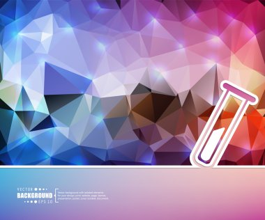 Yaratıcı soyut kavram vektör arka plan. Web ve mobil uygulamalar, illüstrasyon şablon tasarım, iş Infographic, broşür, afiş, tanıtım, poster, kapak, kitapçık, belge için