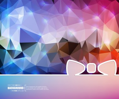 Yaratıcı soyut kavram vektör arka plan. Web ve mobil uygulamalar, illüstrasyon şablon tasarım, iş Infographic, broşür, afiş, tanıtım, poster, kapak, kitapçık, belge için