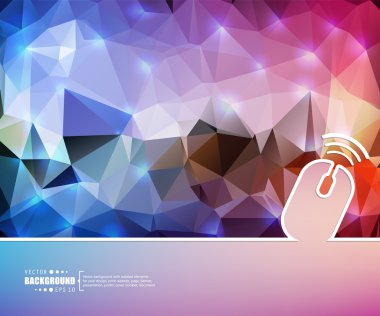 Yaratıcı soyut kavram vektör arka plan. Web ve mobil uygulamalar, illüstrasyon şablon tasarım, iş Infographic, broşür, afiş, tanıtım, poster, kapak, kitapçık, belge için