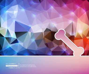 Yaratıcı soyut kavram vektör arka plan. Web ve mobil uygulamalar, illüstrasyon şablon tasarım, iş Infographic, broşür, afiş, tanıtım, poster, kapak, kitapçık, belge için