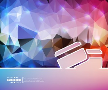 Yaratıcı soyut kavram vektör arka plan. Web ve mobil uygulamalar, illüstrasyon şablon tasarım, iş Infographic, broşür, afiş, tanıtım, poster, kapak, kitapçık, belge için