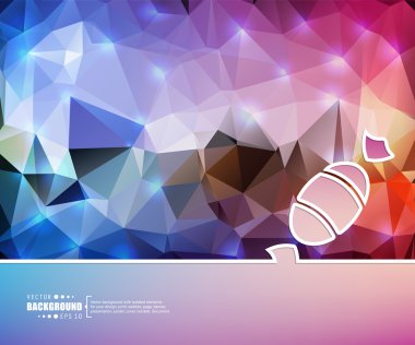 Yaratıcı soyut kavram vektör arka plan. Web ve mobil uygulamalar, illüstrasyon şablon tasarım, iş Infographic, broşür, afiş, tanıtım, poster, kapak, kitapçık, belge için