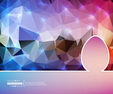 Yaratıcı soyut kavram vektör arka plan. Web ve mobil uygulamalar, illüstrasyon şablon tasarım, iş Infographic, broşür, afiş, tanıtım, poster, kapak, kitapçık, belge için