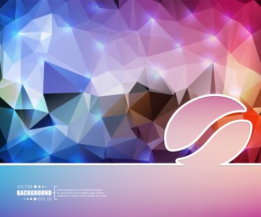 Yaratıcı soyut kavram vektör arka plan. Web ve mobil uygulamalar, illüstrasyon şablon tasarım, iş Infographic, broşür, afiş, tanıtım, poster, kapak, kitapçık, belge için