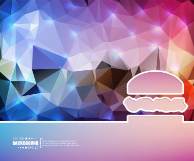 Yaratıcı soyut kavram vektör arka plan. Web ve mobil uygulamalar, illüstrasyon şablon tasarım, iş Infographic, broşür, afiş, tanıtım, poster, kapak, kitapçık, belge için