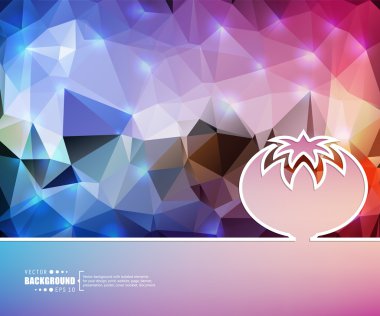 Yaratıcı soyut kavram vektör arka plan. Web ve mobil uygulamalar, illüstrasyon şablon tasarım, iş Infographic, broşür, afiş, tanıtım, poster, kapak, kitapçık, belge için