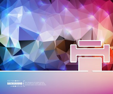 Yaratıcı soyut kavram vektör arka plan. Web ve mobil uygulamalar, illüstrasyon şablon tasarım, iş Infographic, broşür, afiş, tanıtım, poster, kapak, kitapçık, belge için