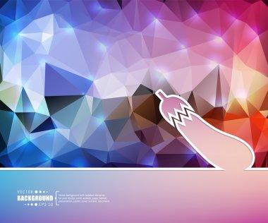 Yaratıcı soyut kavram vektör arka plan. Web ve mobil uygulamalar, illüstrasyon şablon tasarım, iş Infographic, broşür, afiş, tanıtım, poster, kapak, kitapçık, belge için