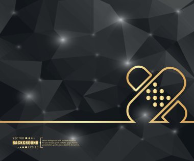 Yaratıcı soyut kavram vektör arka plan. Web ve mobil uygulamalar, illüstrasyon şablon tasarım, iş Infographic, broşür, afiş, tanıtım, poster, kapak, kitapçık, belge için