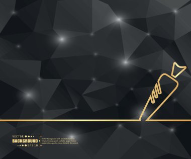 Yaratıcı soyut kavram vektör arka plan. Web ve mobil uygulamalar, illüstrasyon şablon tasarım, iş Infographic, broşür, afiş, tanıtım, poster, kapak, kitapçık, belge için