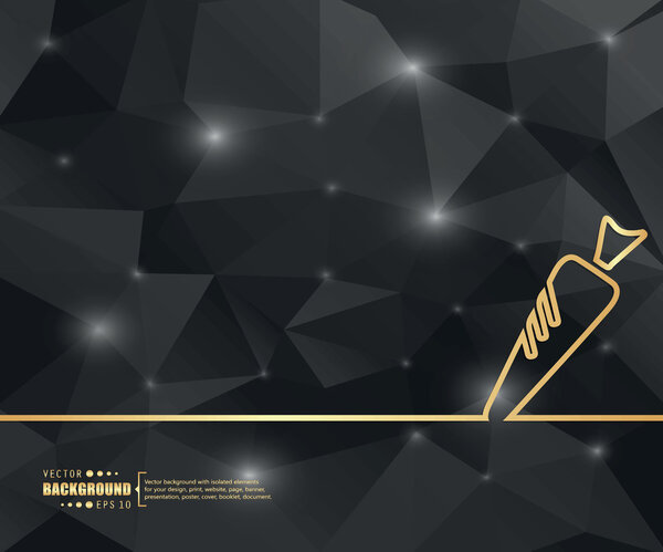 Abstract creative concept vector background. For web and mobile applications, illustration template design, business infographic, brochure, banner, presentation, poster, cover, booklet, document