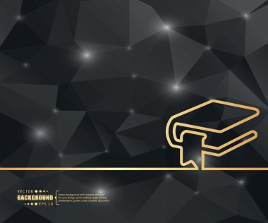 Yaratıcı soyut kavram vektör arka plan. Web ve mobil uygulamalar, illüstrasyon şablon tasarım, iş Infographic, broşür, afiş, tanıtım, poster, kapak, kitapçık, belge için