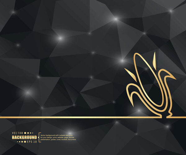 Abstract creative concept vector background. For web and mobile applications, illustration template design, business infographic, brochure, banner, presentation, poster, cover, booklet, document