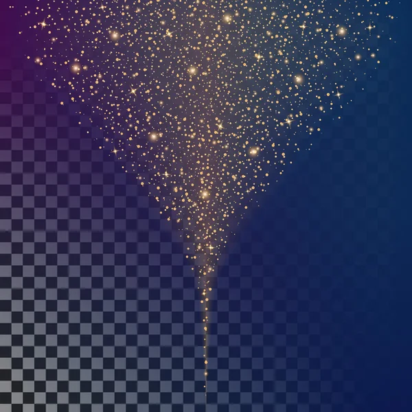 Concepto creativo Conjunto vectorial de estrellas con efecto de luz brillante estalla con destellos aislados sobre fondo negro. Para el diseño de arte de la plantilla de ilustración, banner para celebrar la Navidad, rayo mágico de energía flash — Vector de stock