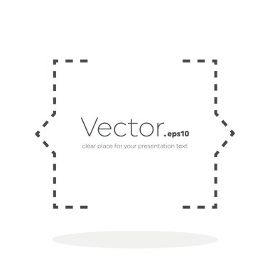 Soyut kavram vektör boş konuşma kare alıntı metin balonu. Web ve mobil app izole arka plan, illüstrasyon şablon tasarımı, yaratıcı sunu, iş Infographic sosyal medya için