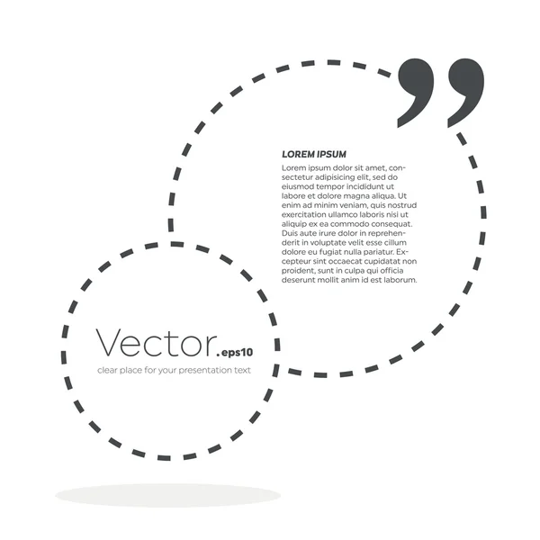 Concepto abstracto vector vacío discurso cuadrado cita texto burbuja. Para aplicaciones web y móviles aisladas en segundo plano, diseño de plantillas de ilustración, presentación creativa, infografía empresarial en redes sociales — Vector de stock