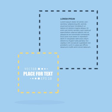 Soyut kavram vektör boş konuşma kare alıntı metin balonu. Web ve mobil app izole arka plan, illüstrasyon şablon tasarımı, yaratıcı sunu, iş Infographic sosyal medya için