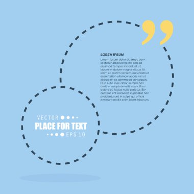 Soyut kavram vektör boş konuşma kare alıntı metin balonu. Web ve mobil app izole arka plan, illüstrasyon şablon tasarımı, yaratıcı sunu, iş Infographic sosyal medya için