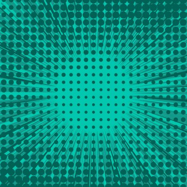 Yaratıcı soyut kavram vektör çizgi roman pop sanat tarzı boş düzeni şablonu bulutlar kiriş ve arka plan üzerinde izole nokta şekli ile. Web ve mobil uygulamalar, illüstrasyon kalıp çizmek için