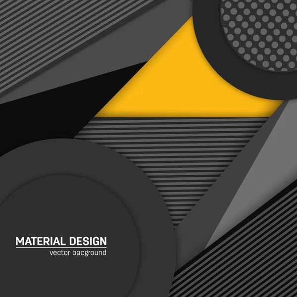 Vektor Material Design Hintergrund. abstrakte, kreative Gestaltungsvorlage. für Web und mobile App, Papierkunst Illustration Design. Stillos, Poster, Booklet. Motion Wallpaper-Element. flache ui. — Stockvektor