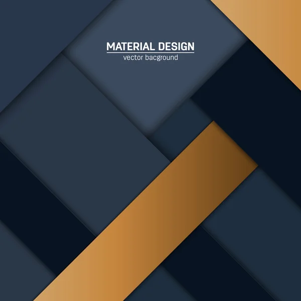 Fundo de design de material vetorial. Modelo de layout de conceito criativo abstrato. Para web e aplicativo móvel, design de ilustração de arte em papel. estilo em branco, cartaz, livreto. Elemento de papel de parede movimento. Plano ui . — Vetor de Stock