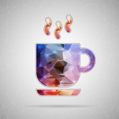 Web ve mobil uygulamalar için kahve fincanı simge