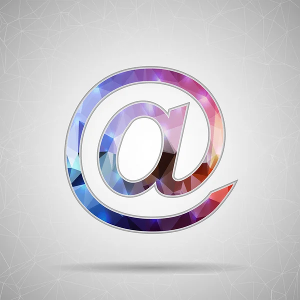 Icono de correo electrónico para aplicaciones web y móviles — Vector de stock