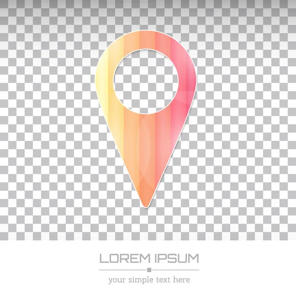 Creative concept vector icon of pointer for Web and Mobile Applications isolated on white background. Vector illustration creative template design, Business software and social media. — Stockvector